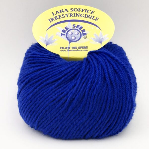 Lana SOFFICE 80% LANA - Tre Sfere - lg-571-bluette