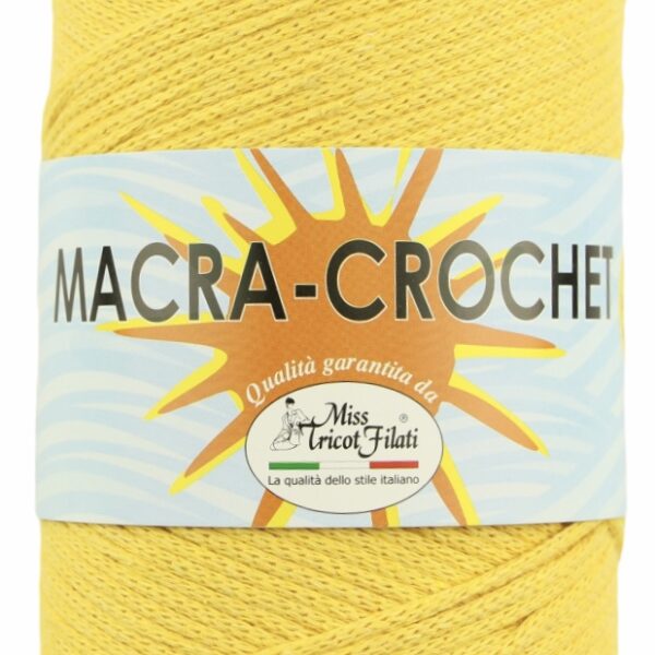 Cordino Macra-Crochet - Miss Tricot Filati - 04-senape