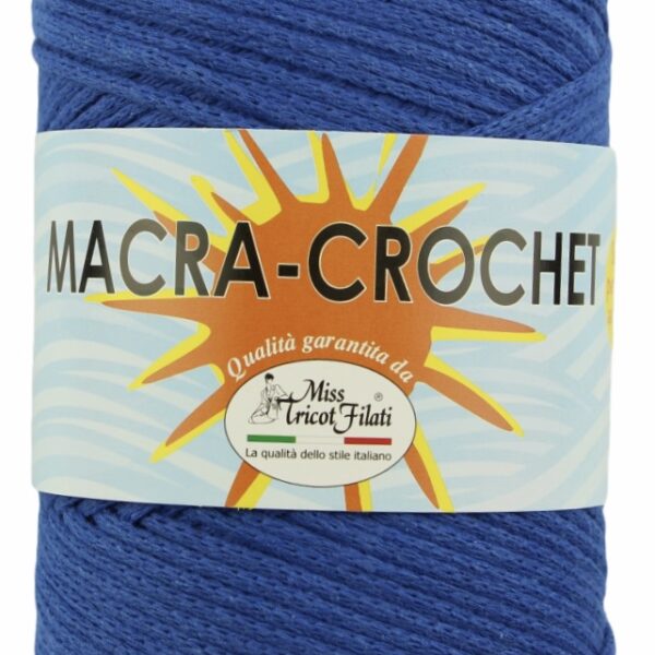 Cordino Macra-Crochet - Miss Tricot Filati - 14-blu-cina