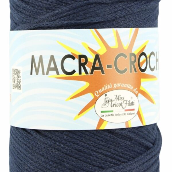 Cordino Macra-Crochet - Miss Tricot Filati - 15-blu-navy