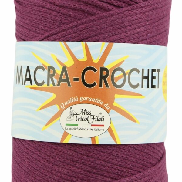 Cordino Macra-Crochet - Miss Tricot Filati - 16-glicine