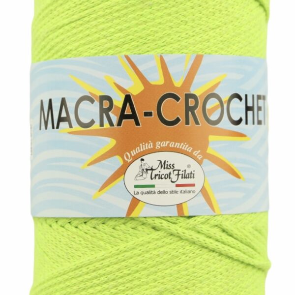 Cordino Macra-Crochet - Miss Tricot Filati - 19-giallo-fluo