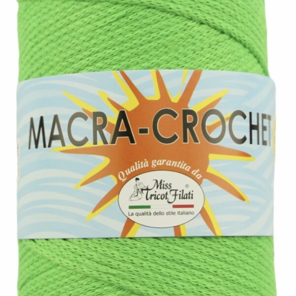 Cordino Macra-Crochet - Miss Tricot Filati - 20-verde-fluo