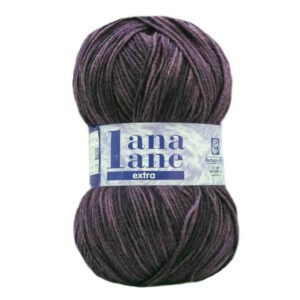 Lana Lane Extra Stampato StoneWash - Bertagna Filati - 113-blu-viola-scuro-melange