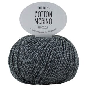 Cotone-Lana Cotton Merino - DROPS - 19-grigio