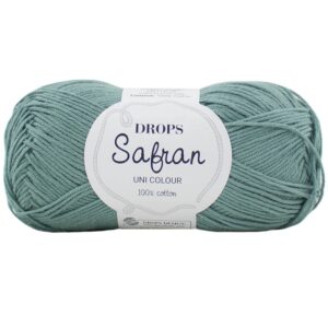 Cotone Safran - DROPS - 63-verde-mare