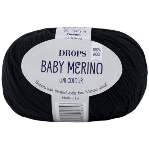 Lana Baby Merino - DROPS - 21-nero