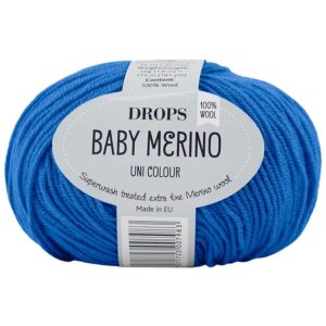 Lana Baby Merino - DROPS - 33-blu-elettrico