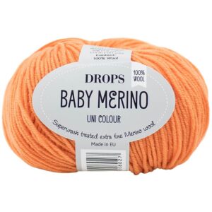 Lana Baby Merino - DROPS - 36-arancione