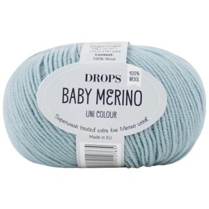 Lana Baby Merino - DROPS - 43-verde-oceano-chiaro