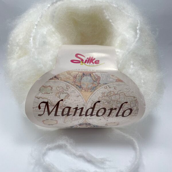 Lana MANDORLO - Silke - 100-bianco