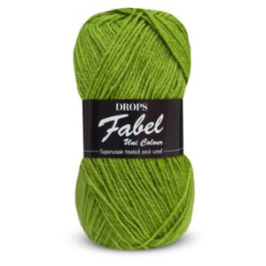 Lana FABEL - DROPS - 112-verde-mela