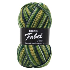 Lana FABEL - DROPS - 542-verde