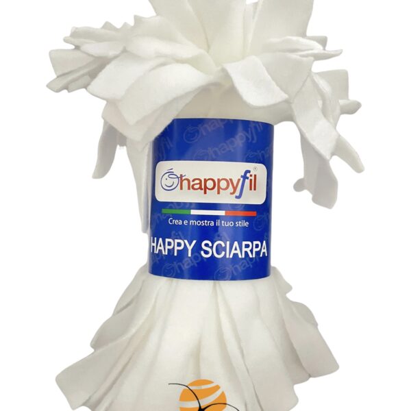 SCIARPA Happy Sciarpa - HappyFil - 01 - BIANCO