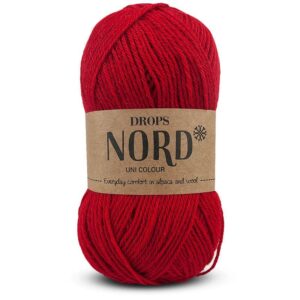 Lana NORD - DROPS - 14 - ROSSO
