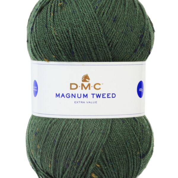 Lana Magnum TWEED - DMC - 086-verde-bottiglia-tweed