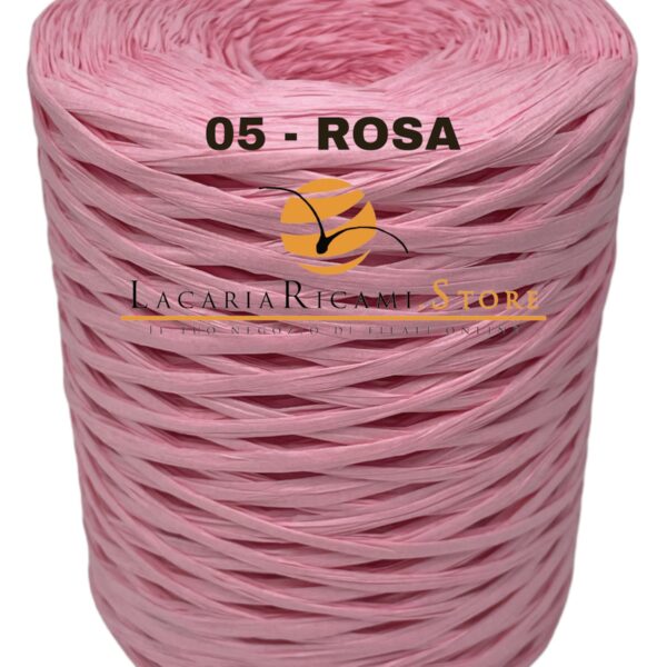 Rafia NATURALE - LacariaRicami.Store - 05 - ROSA