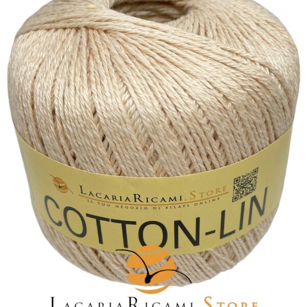 COTONE-LINO Cotton-Lin - LacariaRicami.Store - 03 - ECRU'