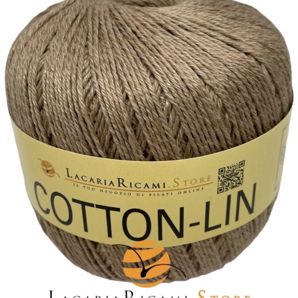 COTONE-LINO Cotton-Lin - LacariaRicami.Store - 05 - MARRONE