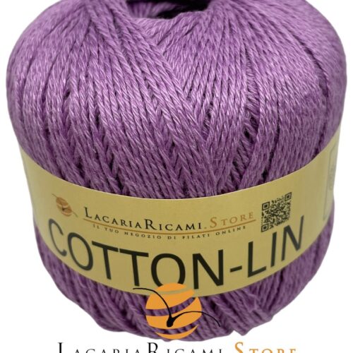 COTONE-LINO Cotton-Lin - LacariaRicami.Store - 10 - GLICINE