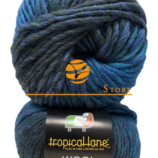 LANA Wool Colors - Tropical Lane - 54 - GRIGIO/BLU MIX