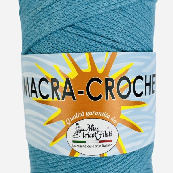 Cordino Macra-Crochet - Miss Tricot Filati - 27-turchese