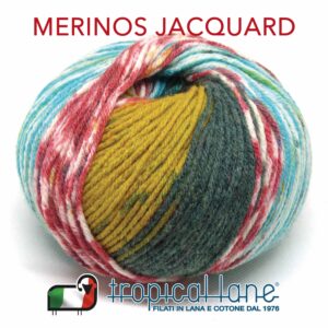LANA Merinos Jacquard - Tropical Lane - 23